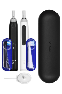 Elektrický zubní kartáček Braun Oral-B iO5 Duo Matt Black/Quite White Obrázok pre Elektrický zubní kartáček Braun Oral-B iO5 Duo Matt Black/Quite White