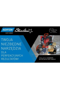 Obrázok pre NORTON TARCZA.STARLINE 125mmx1,0/100szt WIADERKO+ŚCIERNICA WŁÓKNINOWA