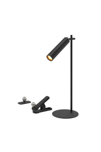 Obrázok pre Stolní lampa V-TAC VT-7413 4v1, nástěnná lampa, klip, svítilna 3W LED 37cm 4000K 300lm (SKU 23042) Černá