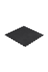 Obrázok pre Rubber floor for gym, equipment mat, puzzles 1m thickness 15mm, black, REBEL ACTIVE