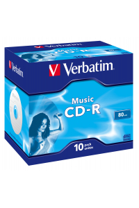 Obrázok pre Verbatim Music CD-R 700 MB 10 kusů