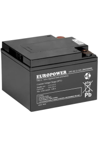 Obrázok pre AGM battery EUROPOWER EPS series 12V 28Ah (Service life 8-12 years)