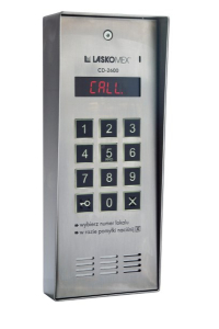 Obrázok pre Laskomex CD-2600R audio with stainless steel RFID key reader, in surface-mounted housing.