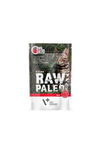 Obrázok pre RAW PALEO Kitten Cat Beef - mokré krmivo pro koťata - 100 g