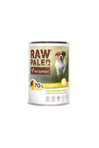 Obrázok pre RAW PALEO Puppy Monoprotein Turkey - mokré krmivo pro štěňata - 400 g