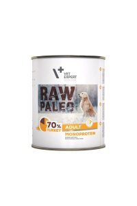 Obrázok pre RAW PALEO Adult Monoprotein Turkey - vlhké krmivo pro psy - 800 g