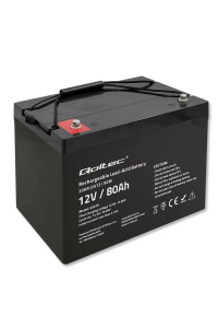 Obrázok pre Qoltec 53075 Baterie AGM | 12V | 80Ah | 23,5 kg