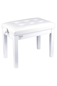 Obrázok pre V-TONE BENCH 1 WH piano bench WHITE