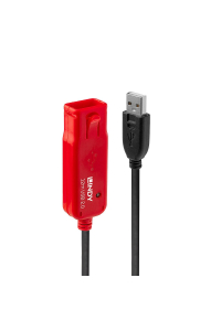 Lindy 42782 USB kabel USB 2.0 12 m USB A Černá Obrázok pre Lindy 42782 USB kabel USB 2.0 12 m USB A Černá