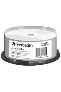 Obrázok pre Verbatim DataLifePlus BD-R 50 GB 25 kusů