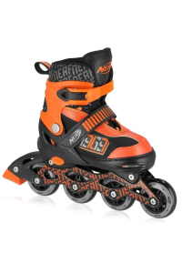 Obrázok pre Adjustable Inline Skates 38-42 NERF Strive orange 941341 Spokey