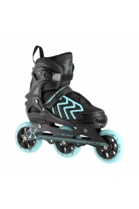 Obrázok pre INLINE BRUSLE NILS EXTREME NA19318 BLACK-TURQUOISE VEL. L (39-42)