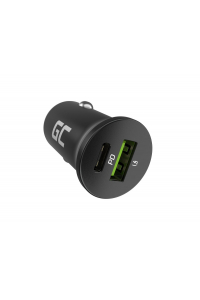 Obrázok pre Green Cell GC PowerRide Nano38 38W 6A 1x USB-C 1x USB-A nabíječka do auta