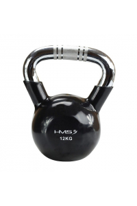 Obrázok pre Kettlebell chrom 12 kg černý HMS KTC12