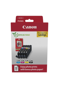 Canon 4540B019 inkoustová náplň 4 kusů Originální Černá, Azurová, Purpurová, Žlutá Obrázok pre Canon 4540B019 inkoustová náplň 4 kusů Originální Černá, Azurová, Purpurová, Žlutá