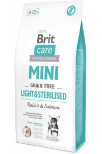 Obrázok pre BRIT Care Grain Free Mini Light & Sterilised - suché krmivo pro psy - 7kg