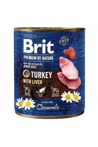 Obrázok pre BRIT Premium by nature Junior Turkey with Liver - vlhké krmivo pro psy - 800g