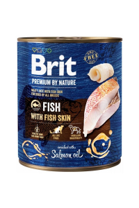 Obrázok pre BRIT Premium by nature Fish with fish skin - vlhké krmivo pro psy - 800g