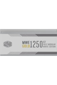 Obrázok pre Cooler Master MWE Gold 1250 - V2 ATX 3.0 White Version napájecí zdroj 1250 W 24-pin ATX Bílá