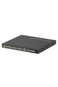 Obrázok pre NETGEAR GSM4248P-100EUS síťový přepínač Řízený L2/L3/L4 Gigabit Ethernet (10/100/1000) Podpora napájení po Ethernetu (PoE) Černá