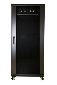 Extralink Racková skříň 27U 600x1000 Černá stojící Obrázok pre Extralink Racková skříň 27U 600x1000 Černá stojící