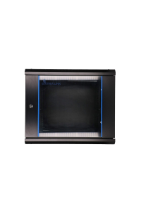 Extralink Racková skříň 9U 600x600 Černá montovaná na zdi Obrázok pre Extralink Racková skříň 9U 600x600 Černá montovaná na zdi