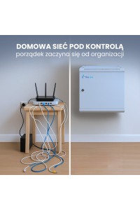 Extralink Racková skříň 9U 600x450 ASP Šedá montovaná na zdi, plné plechové dveře Obrázok pre Extralink Racková skříň 9U 600x450 ASP Šedá montovaná na zdi, plné plechové dveře