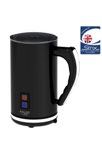 Obrázok pre Adler AD 4478 milk frother/warmer Automatický Černá, Bílá
