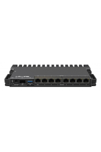 Obrázok pre Mikrotik RB5009UPR+S+IN router zapojený do sítě 2.5 Gigabit Ethernet, Gigabit Ethernet Černá