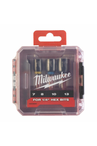 Obrázok pre MILWAUKEE SOCKET BIT SET 7/8/10/13mm (65mm)