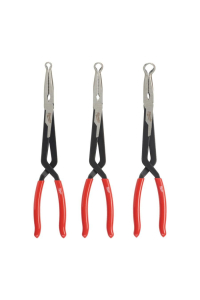 Obrázok pre MILWAUKEE LONG PLIERS WITH RING JAWS SET (8, 12,7,19mm)