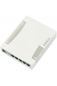 Obrázok pre Mikrotik RB260GS Gigabit Ethernet (10/100/1000) Podpora napájení po Ethernetu (PoE) Bílá