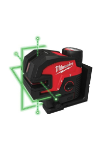 Obrázok pre MILWAUKEE. 4-POINT CROSS LINE LASER M12CLL4P-301C