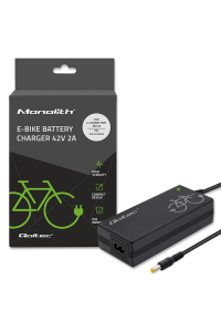 Obrázok pre Qoltec 50761 Nabíječka pro baterie elektrokol 36V | 42V | 2A | 5,5*2,5