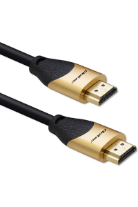 Obrázok pre Qoltec 50355 Kabel HDMI v2.1 Ultra vysokorychlostní 8K | 60Hz | 28AWG | ZLATO | 2 m