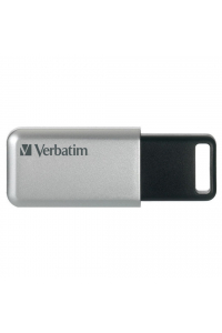 Obrázok pre Verbatim Secure Pro USB paměť 64 GB USB Typ-A 3.2 Gen 1 (3.1 Gen 1) Černá, Šedá