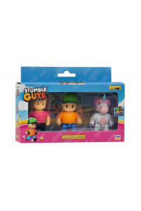 Obrázok pre STUMBLE GUYS - MINI FIGURKI- ZESTAW 3 FIGUREK VER.A