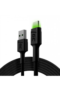 Obrázok pre Green Cell KABGC13 USB kabel USB 2.0 2 m USB A USB C Černá