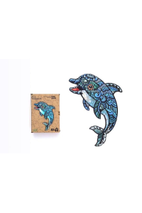 Obrázok pre Wooden puzzle eco 147 Dolphin A3