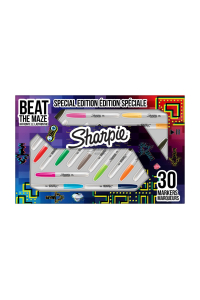Obrázok pre Sharpie 2180836 zvýrazňovač 30 kusů Modrá, Zelená, Šedá, Oranžová, Růžová, Červená, Bílá, Žlutá