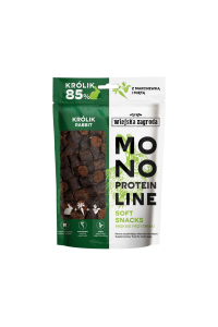 Obrázok pre WIEJSKA ZAGRODA Monoprotein line Soft snacks Rabbit - pamlsek pro psa - 115g