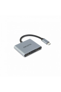 Obrázok pre DICOTA D32063 USB-C přenosná mini dokovací stanice 4 v 1 4K HDMI PD 100 W stříbrná