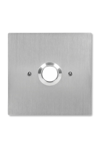 Obrázok pre ACO INS-OB-60 NO Button for Output, Illuminated, Flush-mounted, Stainless Steel, for O60 Electrical Box