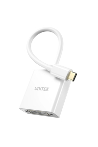 Obrázok pre UNITEK ADAPTÉR USB-C-DVI 1080P@60HZ,BÍLÝ,15CM M/F