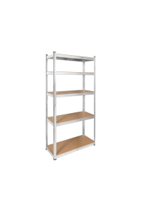 Obrázok pre Metal storage rack 180x90x40 black Rebel