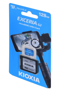 Obrázok pre Kioxia EXCERIA G2 128 GB MicroSDHC UHS-III Třída 10