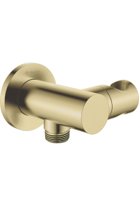 Round angled connector with handset holder Obrázok pre Round angled connector with handset holder