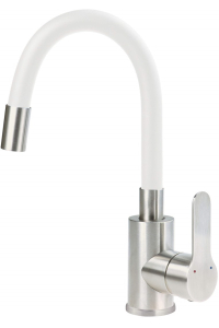 Washbasin mixer with curved spout Obrázok pre Washbasin mixer with curved spout