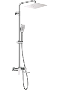 Shower head with bathtub mixer - movable spout Obrázok pre Shower head with bathtub mixer - movable spout