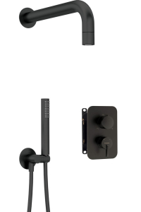 Obrázok pre Concealed shower set with mixer BOX - with hand shower